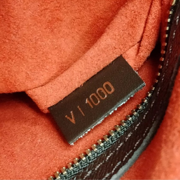 Auth LOUIS VUITTON Damier Ebene Triana Handbag Brown - Picture 13 of 13